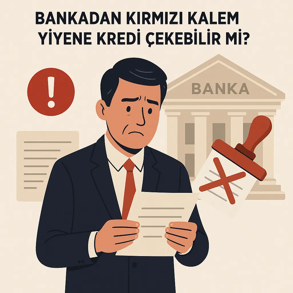 Bankadan Kırmızı Kalem Yiyene Kredi Çekebilir mi?